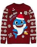 Baby Hai Daddy Weihnachtspuller Herren Red Strick Weihnachten Pullover XL