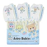 LittleForBig Erwachsenen Gedruckten Windeln 10 Stück - Astro Babies (X-Large 121-142 cm)
