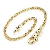 BOSHIYA Taschenuhrenkette Gold Hummerverschluss Vintage Albert Weste Kette Taschenuhrenketten für Männer mit Box