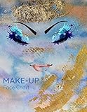 Make-up Face Chart: Make-up Artists Schüler Visagisten Schmink Gesichts-Vorlagen zum Einzeichnen von Trends und Looks
