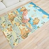 Krabbelmatte Baby Faltbar Spielmatte Kinder Spieldecke 120x180x1cm Krabbeldecke Für Baby - Babymatte Kindermatte - Schaumstoffmatte Kinderteppich- Spielteppich - Bodenmatte Kinder - Babygeschenk