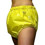 GAYLOP Gummi Latex Windel Shorts Abdeckung Mit Elastischen Band Düsen Gummi Locker Unterhose Unterwäsche Hosen-schwarz-XL