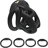 Male Chastity Cage Sissy Chastity Cage Small Peniskäfig Klein Cock Cage Keuschheitskäfig Herren Extrem Keuschheitsgürtel Sex Spielzeug Für Paare - A619 (Ultra-micro,Flat)