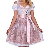 Lifos 0220 Dirndl Germandress 3Tlg. Oktoberfest Gr.34 bis 52 !ORIGINAL (Grau, numeric_44)