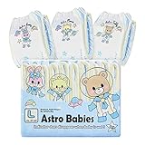 LittleForBig Erwachsenen Gedruckten Windeln 10 Stück - Astro Babies (Large 36'-46')