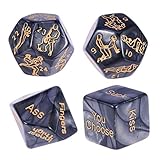 HEALIFTY 4Pcs Sex Spielzeug Sex Spiel Würfel Set Lustige Erotikspiele Sex Würfel Erotic Gambling Mist für Liebhaber Paare