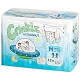 Crinklz Astronaut Windeln mit Folie - Medium - 15 Stück