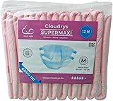 Cloudrys Supermaxi Rosa Windeln mit Folie für Erwachsene Gr. M