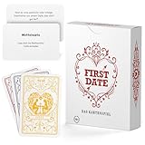 First Date - Das Kartenspiel: Ultimativer Eisbrecher I Gesprächsstarter I Paarspiele I Tiefgründige Unterhaltung I Keine unangenehme Gesprächspausen mehr I Date Ideen I Spiel mit Anziehungskraft