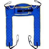 PRWERIF Ganzkörper-Patientenlifter, Sling Stiege, geteilter beinriemen, Transfer Gürtel,Sit-up-Liftschlinge Tragegurtschlinge Vollständig gelähmte Patienten