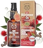 Bionoble Rizinusöl Bio 50ml - 100% Rein, Natürlich, Kaltgepresst - Wimpern, Augenbrauen, Haare, Bart, Nägel - Vegan und Cruelty Free - Castor Oil - Glasflasche + Pipette + Pumpe