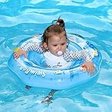 Aufblasbarer Baby-Schwimmschwimmer mit sicherem Sitz für Alter 6-36 Monate Kleinkind (blau)