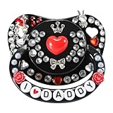 CutiePlusU Adult Sized Schnuller für Erwachsene-Big Shield DIY Handmade - I Love Daddy