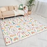 Krabbelmatte Baby Faltbar Spielmatte Kinder Spieldecke 150x180x1cm Krabbeldecke Für Baby - Babymatte Kindermatte - Schaumstoffmatte Kinderteppich- Spielteppich - Bodenmatte Kinder - Babygeschenk