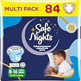 Babylino Safe Nights Boy, Höschen für die Nacht für 8-16 Jahre (30-50 kg), 84 Stück