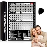 Meifiyu Love Game Poster - Sexstellungen Zum Rubbeln, 100 Date-Ideen für Paare, Lustige Interaktive Spiele, Geburtstagsgeschenke für Frauen