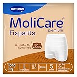 MoliCare Premium Fixpants: waschbare Inkontinenz Fixierhosen, passend für MoliCare Form und MoliCare Premium Form, L, 5 Stück