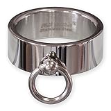 Fly Style 'Ring der O' aus Edelstahl - Slave Ring - Finger-Ring Damen Herren Schmuck, Ring Grösse:19.5 mm, Oberfläche:Poliert