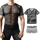 Pluvyze Netzhemd Herren,Netzshirt Herren,Netzoberteil