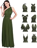 Abendkleid Lang Damen Sexy Rückenfreies Multiway Bandage Wickelkleid Festlich Brautjungfernkleider Party Ballkleid