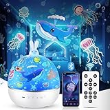 Nachtlicht Sternenhimmel Projektor Kinder,【Geschenkverpackung】Personalisierte Geschenke Baby Geschenk Mädchen,Baby Geschenk Junge,Kleine Geschenke für Kinder,Geschenke für Mädchen Zimmer Deko