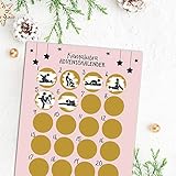 Adventskalender zum Rubbeln Adventskalender A3 Weihnachtskalender Rubbel Adventskalender (Kamasutra)