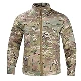 ZMIN Militärjacke Herren Taktische wasserdichte Armee Camo1 Jagdkleidung Kleidung Multicam Windjacken Jacken CP L