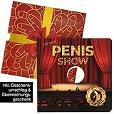 ILP Penis Buch - Schniedels Große Show - Die große PENIS SHOW - Witziges Pappbilderbuch Ausfüllbuch