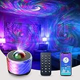 MRSCOZ Sternenhimmel projektor, 3 in 1 RGB Musik Aurora Projektor Nachtlicht mit Bluetooth Lautsprecher und weißem Rauschen, Timer, für Baby Kinder Erwachsene Party, Home Decor