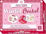 Würfelorakel - Date Night: Über 200 Kombinationen für unzählige schöne Momente zu zweit | Besonderes Geschenk für Paare zum Jahrestag, Valentinstag, Geburtstag oder einfach so