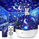 Night Light,Sternenhimmel Projektor Kinder mit 15 Film,Nachtlicht Kinder Nachtlicht Baby,Bluetooth Sternenprojektor,LED Projektor Sternenhimmel Nachttischlampe Kinder,Nachtlampe Kinderzimmer Deko