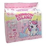 Rainbow Island Windeln mit Folie für Erwachsene 13500 ml (XL)
