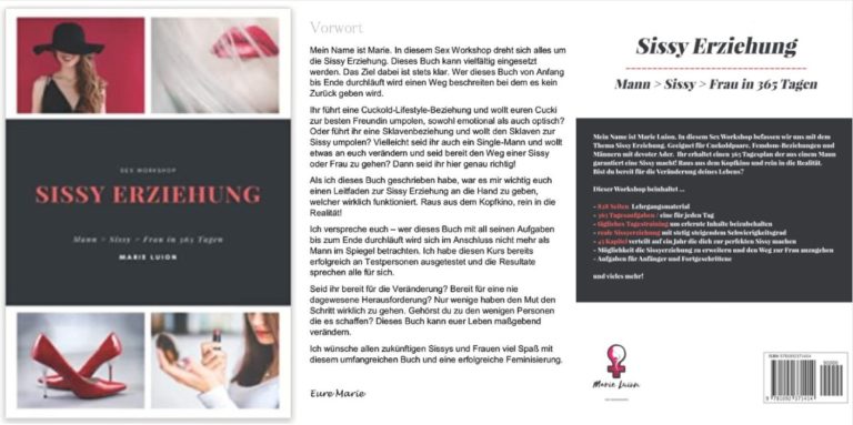 Buchvorstellung: Sissy Erziehung - Mann Sissy Frau in 365 Tagen