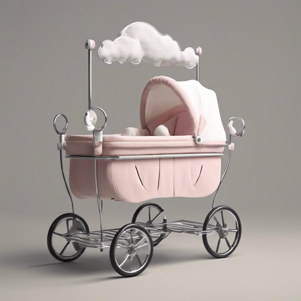 Mach deinen Wickelwagen zum Hingucker: Das Adult Baby Mobile über dem Wickelwagen!