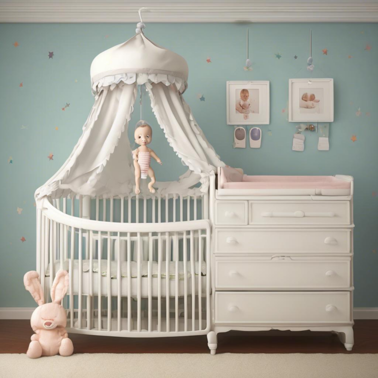 Schau mal: Das verrückte Adult Baby Mobile über der Wickelkommode – ein Must-Have für den Spaßfaktor!