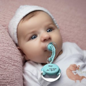 Kreative und persönliche Erwachsenen-Baby Schnullerkette mit Namen – Zeig deinen Stil!