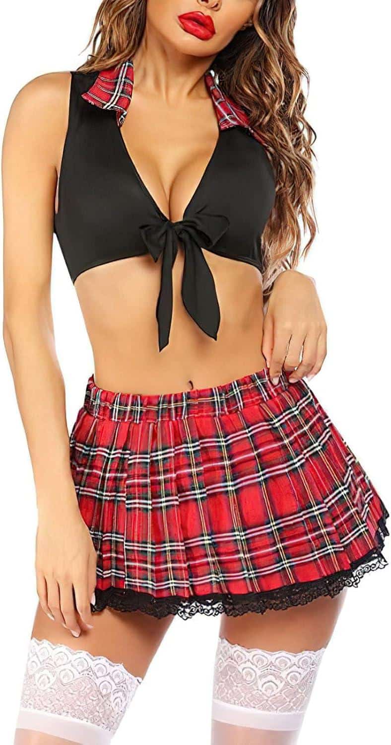 Verführerische Schulmädchen-Outfits: Top Cosplay und Dessous