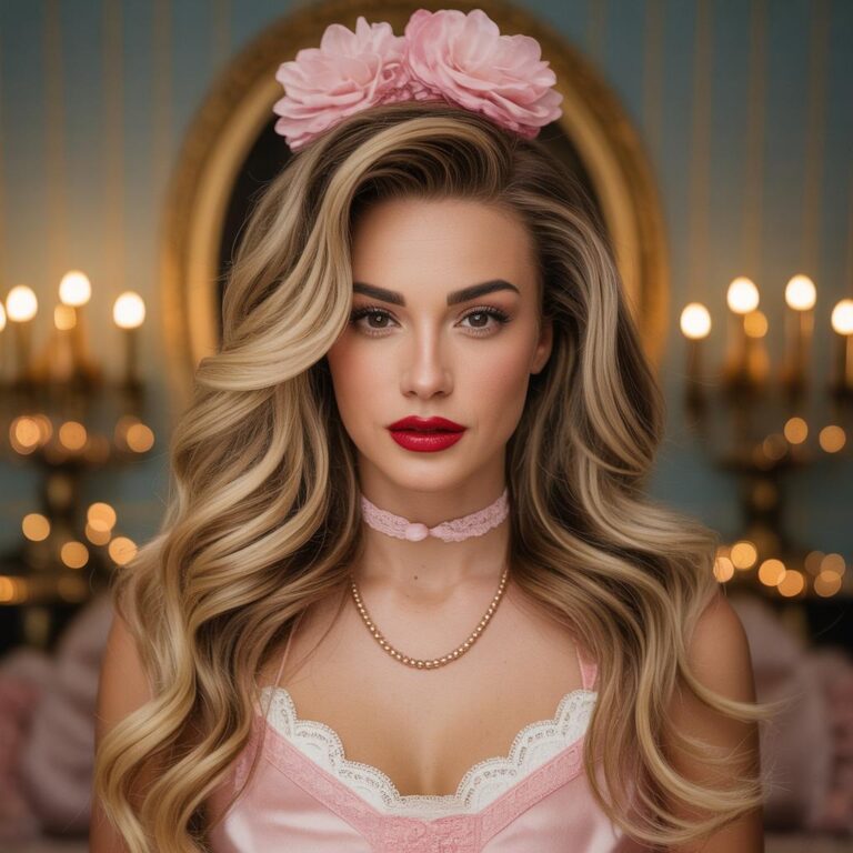 Frauenperücke lang blond für vielseitige Stylings und Looks