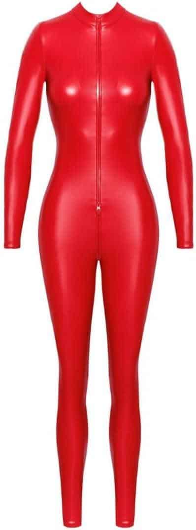 Verführerische Jumpsuits: Schwarz, Rot und Leather Bodysuits