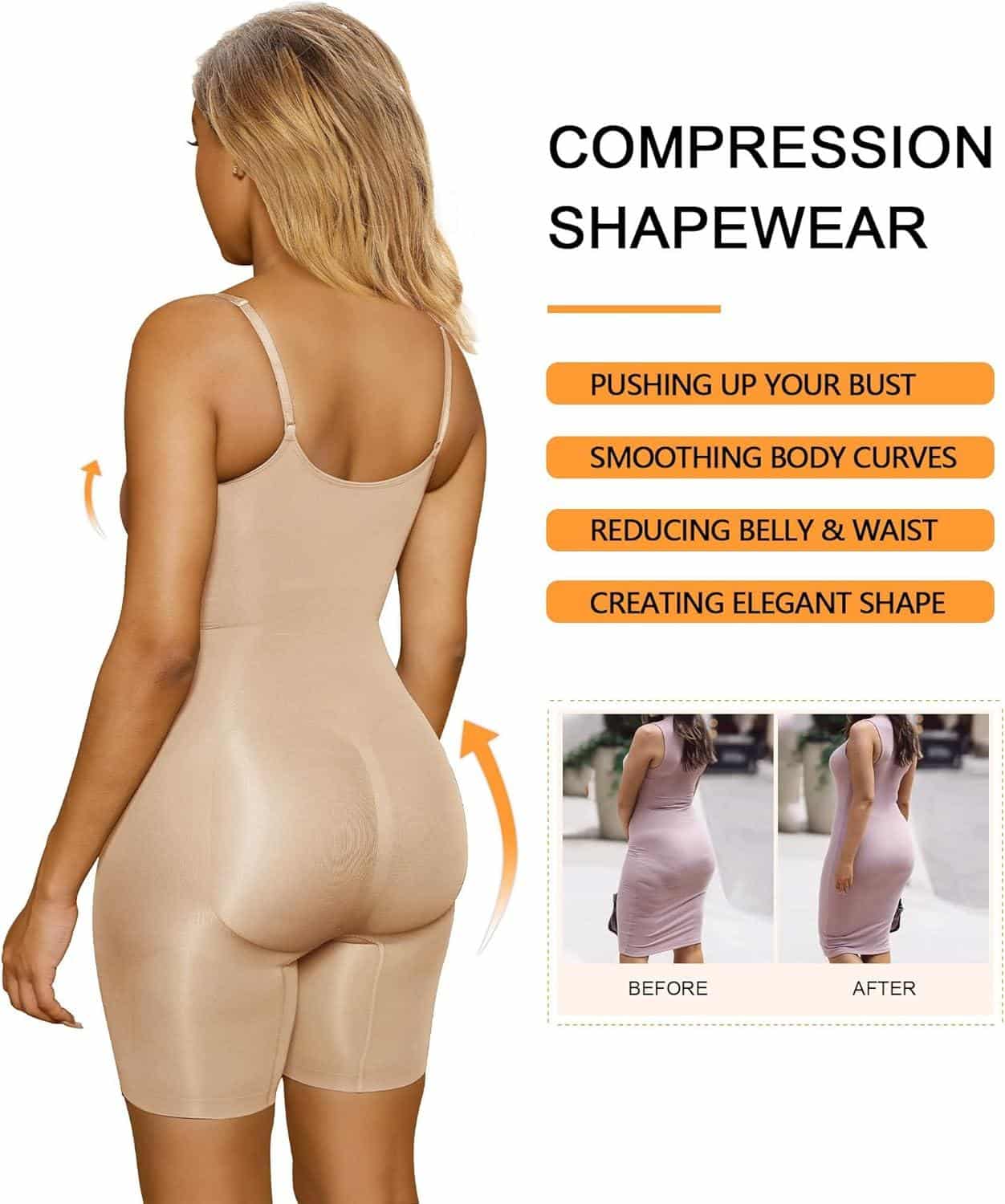 Die besten SHAPERX Shapewear Bodysuits für perfekte Figur!