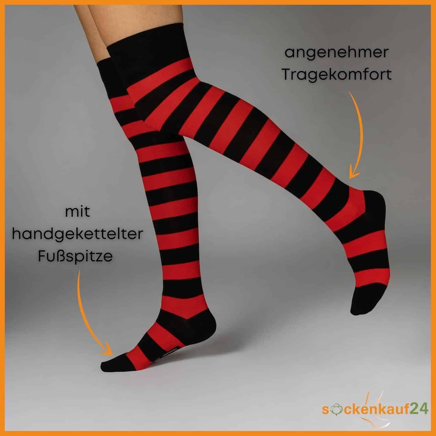 Die besten Overknee Socken: Farbenfrohe Styles für jeden Anlass
