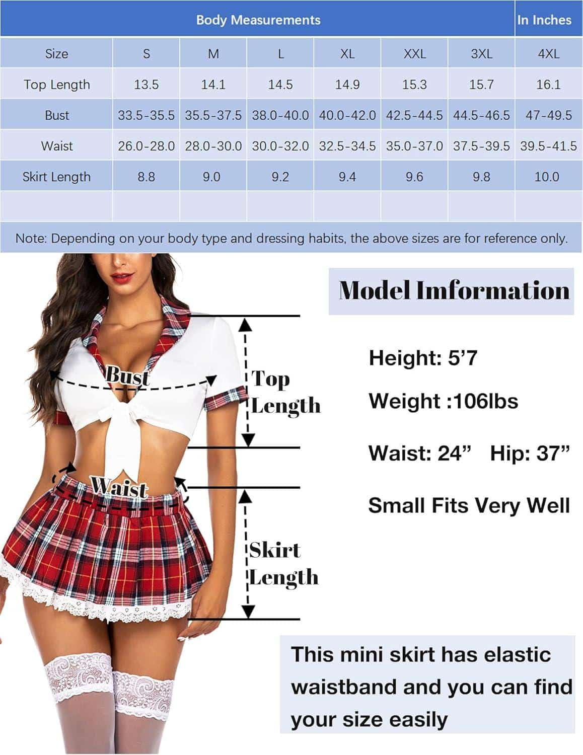 Titel: Verführerische Schulmädchen-Outfits für Rollenspiele und Cosplay